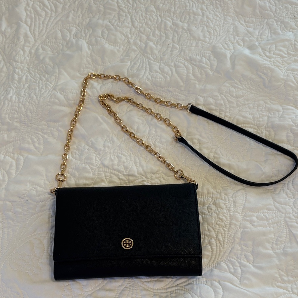 Elegant Black Chain Shoulder Bag